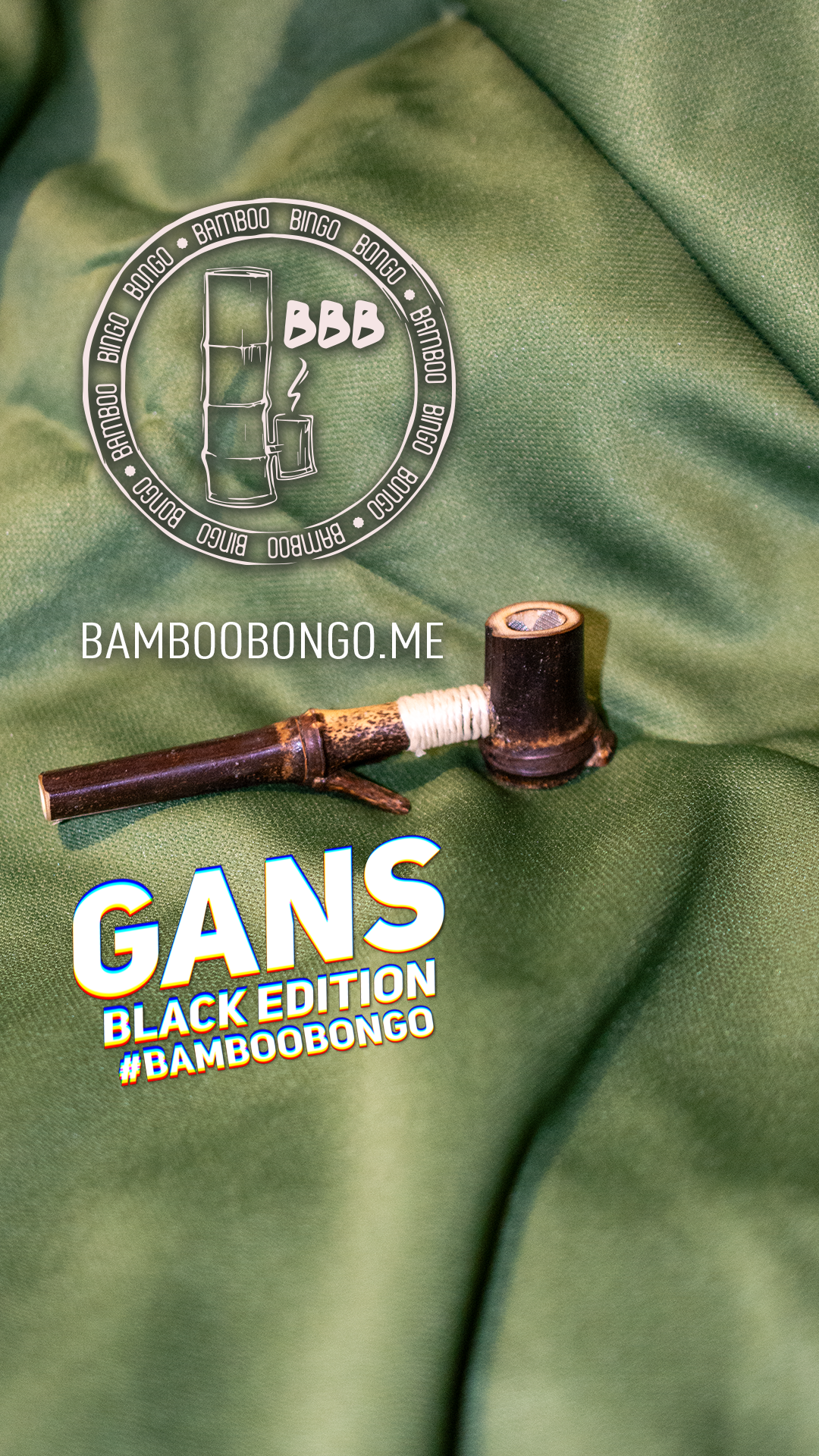 BBB™ GANS – Handmade Bamboo Smoking Pipe | Eco Herbal Pipe