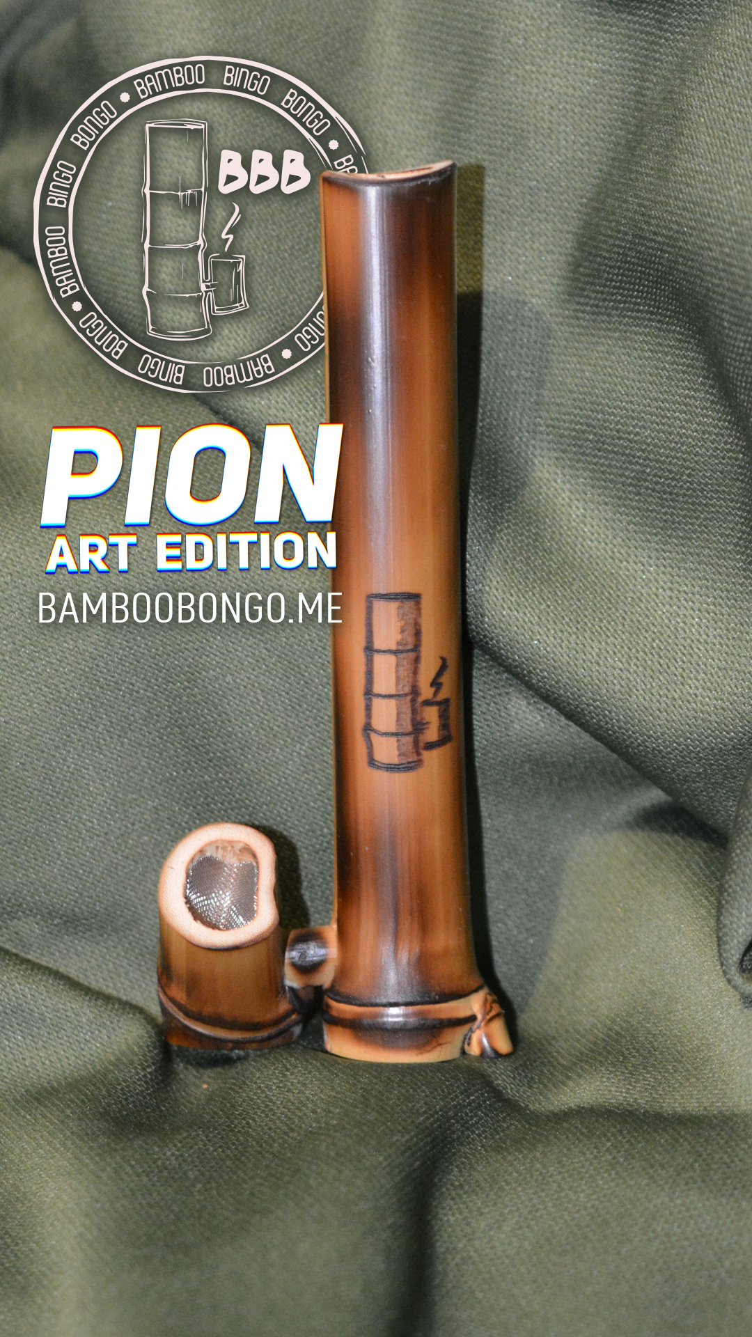 BBB™ PION – Handmade Bamboo Smoking Pipe | Precision. Balance. Style.