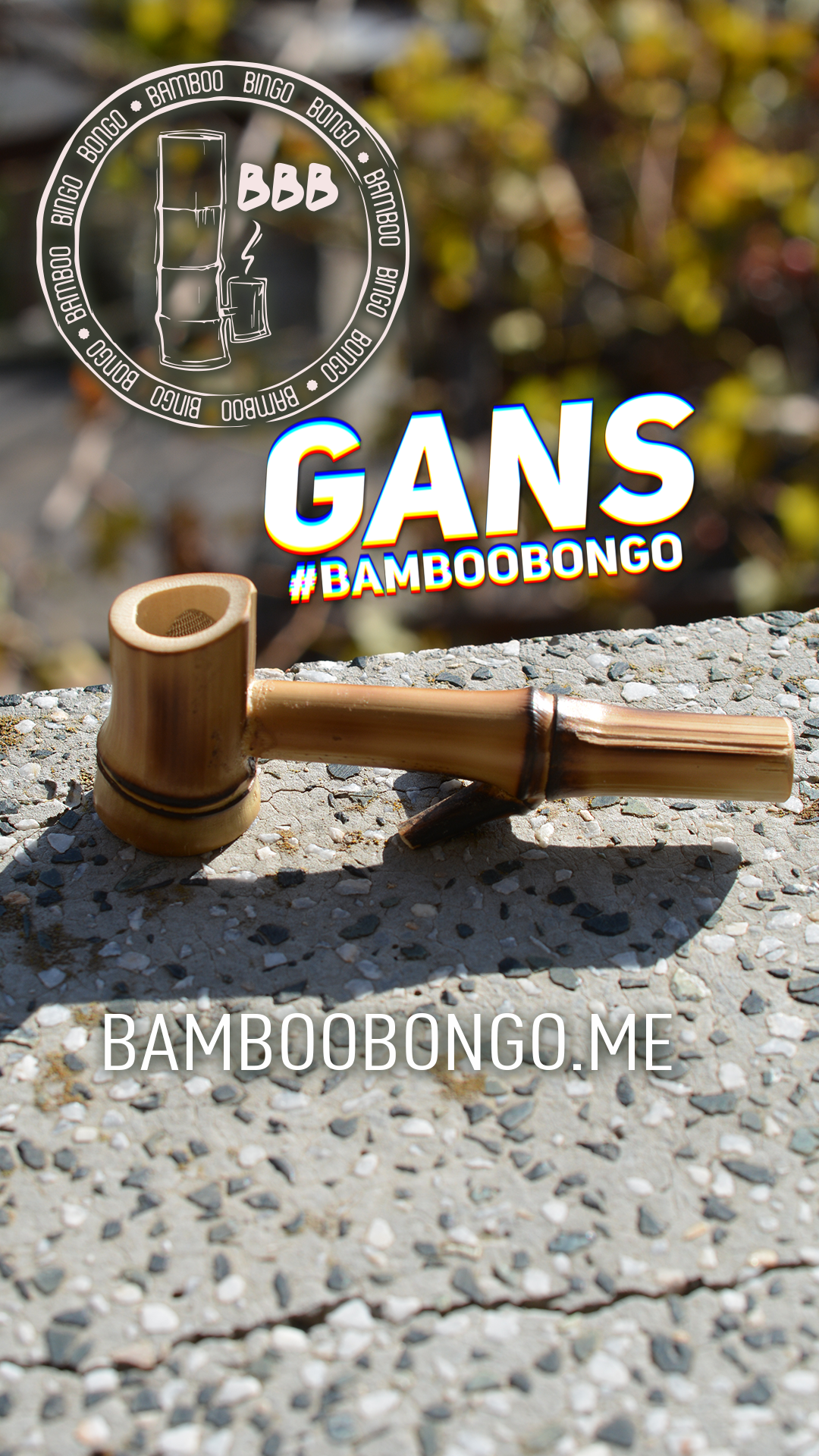 BBB™ GANS – Handmade Bamboo Smoking Pipe | Eco Herbal Pipe