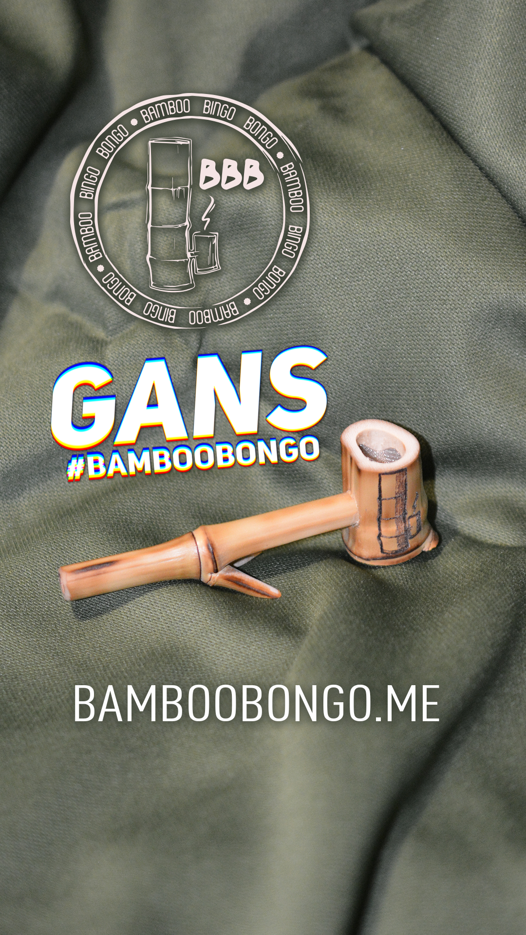 BBB™ GANS – Handmade Bamboo Smoking Pipe | Eco Herbal Pipe