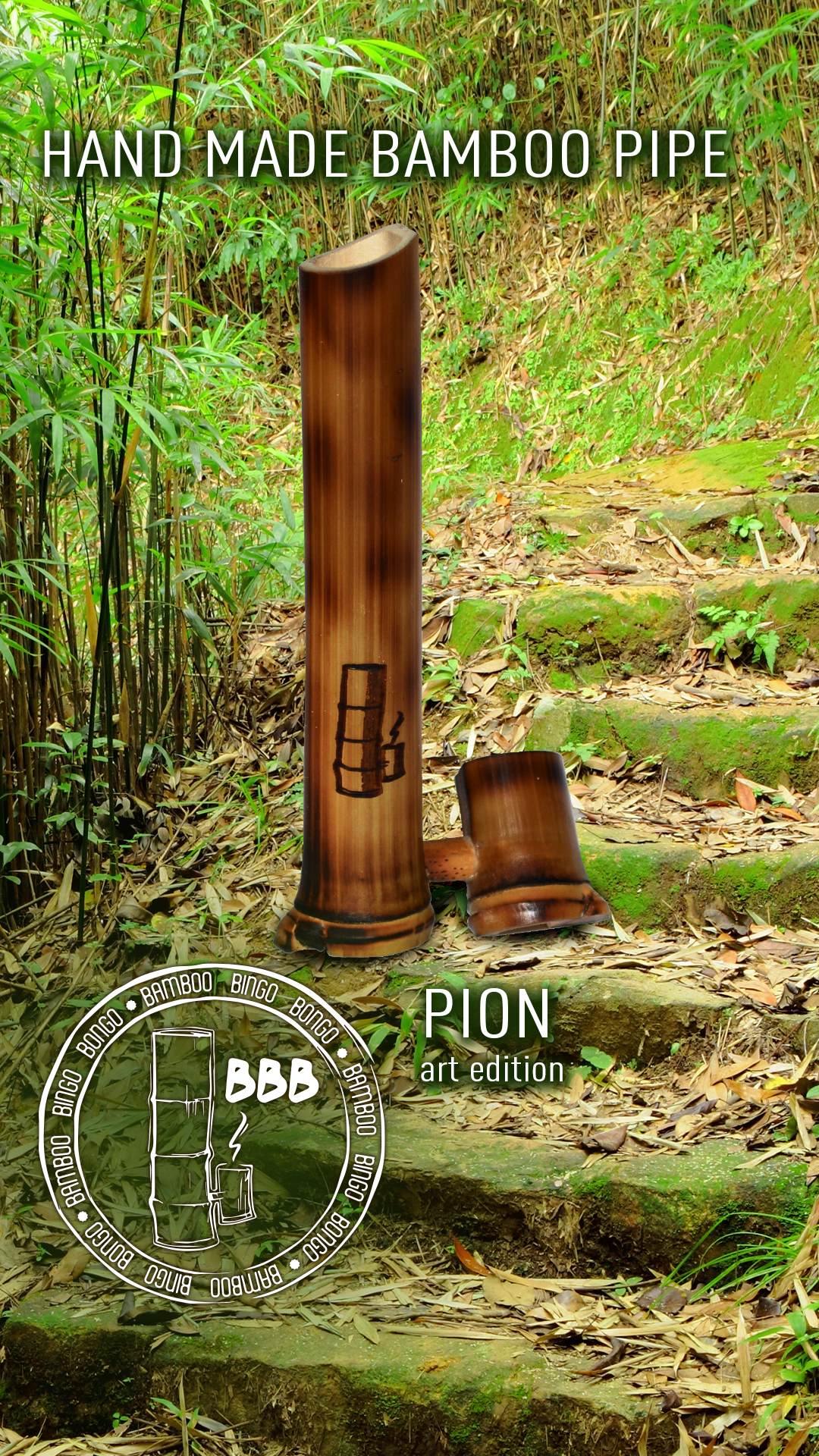 BBB™ PION – Handmade Bamboo Smoking Pipe | Precision. Balance. Style.